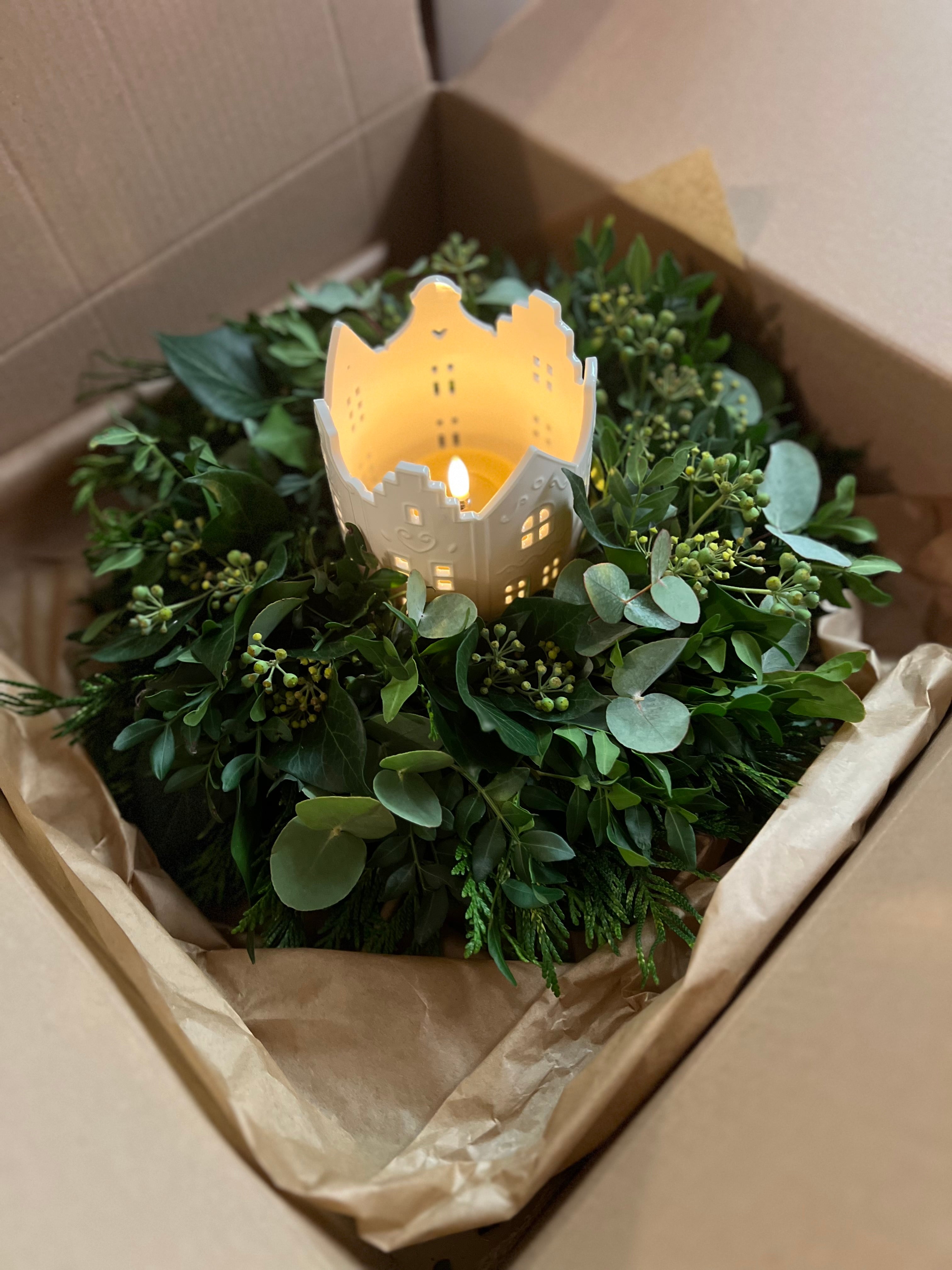 Svícen/ věnec na dveře